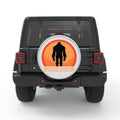 BIGFOOT SAW ME BUT NOBODY BELIEVES HIM BLACK TIRE COVER