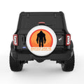 BIGFOOT SAW ME BUT NOBODY BELIEVES HIM WHITE TIRE COVER