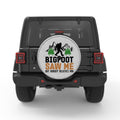BIGFOOT SAW ME WHITE TIRE COVER