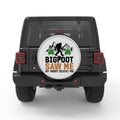 BIGFOOT SAW ME SILVER CARBON FIBER TIRE COVER