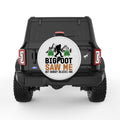 BIGFOOT SAW ME PEARL  WHITE CARBON FIBER TIRE COVER