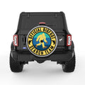 BIGFOOT SEARCH TEAM SILVER CARBON FIBER TIRE COVER