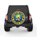 BIGFOOT SEARCH TEAM PEARL  WHITE CARBON FIBER TIRE COVER