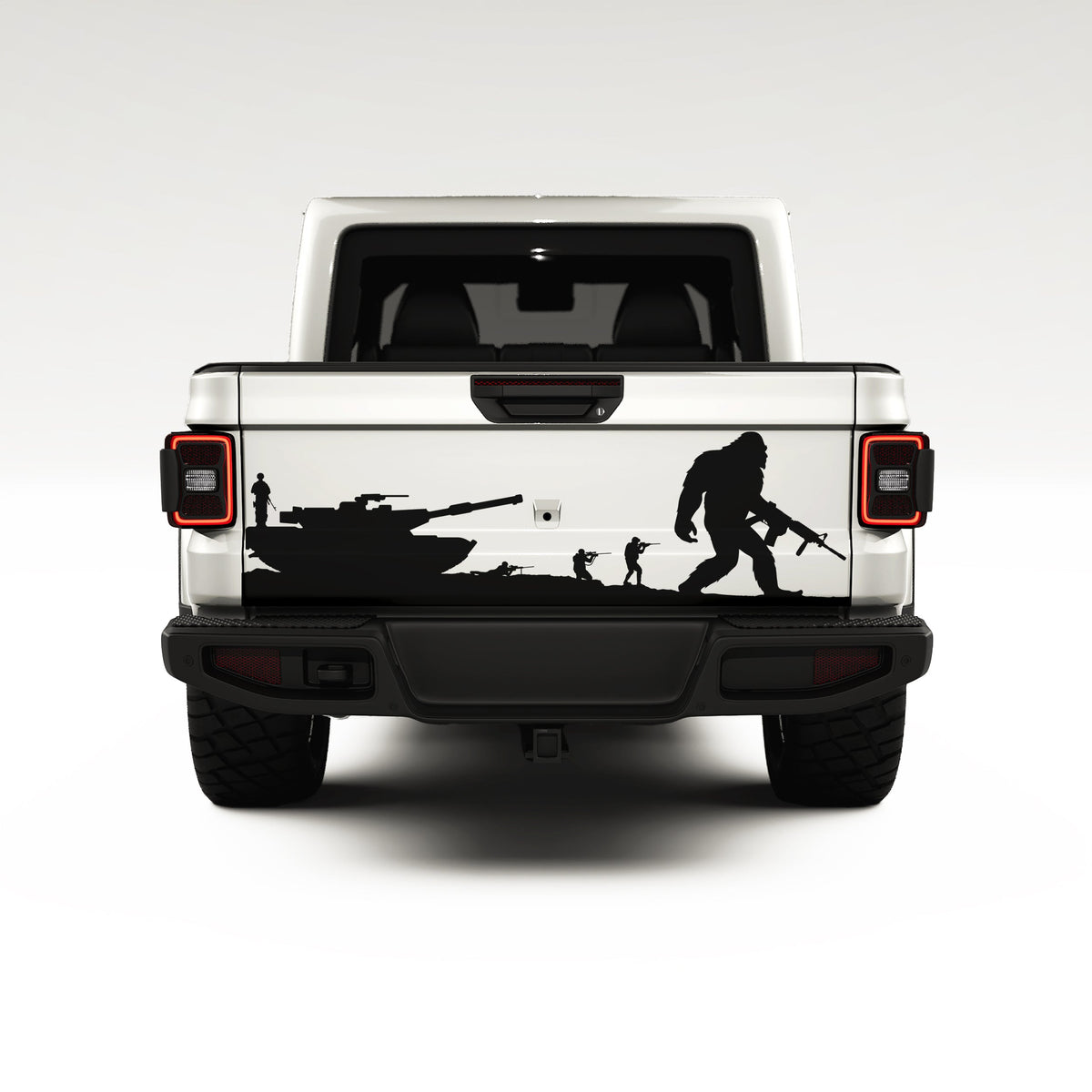 Bigfoot Soldier Decal Side Graphic Decal For Jeep Gladiator| Four Wheel ...