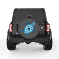 BLUE SEA TURTLE BLACK CARBON FIBER TIRE COVER