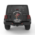 BORN TO DILLY DALLY BLACK CARBON FIBER TIRE COVER
