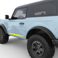 BOTTOM SIDE SPEED STRIPE DOOR DECAL FITS 2021+ FORD BRONCO 2 DOOR
