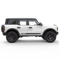 BOTTOM SIDE SPEED STRIPE SIDE GRAPHIC DECAL FITS 2025 FORD BRONCO 4 DOOR