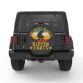 BREAKING HEARTS RIPPING FARTS SASQUATCH PEARL  WHITE CARBON FIBER TIRE COVER