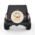 BREAKING HEARTS RIPPING FARTS SASQUATCH PEARL  WHITE CARBON FIBER TIRE COVER