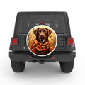 BROWN LABRADOR FALL