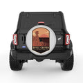 BRYCE CANYON SILVER CARBON FIBER TIRE COVER