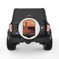 BRYCE CANYON PEARL  WHITE CARBON FIBER TIRE COVER