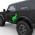 BUCKING SIDE GRAPHIC DOOR DECAL FITS 2021+ FORD BRONCO 2 DOOR