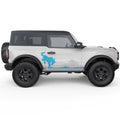 BUCKING SIDE GRAPHIC SIDE GRAPHIC DECAL FITS 2025 FORD BRONCO 2 DOOR