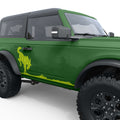 BUCKING SIDE GRAPHIC BODY GRAPHIC DECAL FITS 2023 FORD BRONCO 2 DOOR