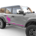 BUCKING SIDE GRAPHIC BODY GRAPHIC DECAL FITS 2024 FORD BRONCO 4 DOOR