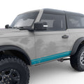 BUCKING BRONCO STRIPE ROCKER PANEL BODY GRAPHIC DECAL FITS 2021+ FORD BRONCO 2 DOOR