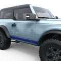 BUCKING BRONCO STRIPE ROCKER PANEL BODY GRAPHIC DECAL FITS 2023 FORD BRONCO 2 DOOR
