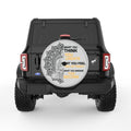 BUDDHA QUOTE WHITE TIRE COVER