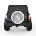 BUDDHA BLACK TIRE COVER