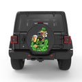 BULLDOG ST PATRICKS DAY BLACK CARBON FIBER TIRE COVER