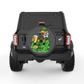 BULLDOG ST PATRICKS DAY BLACK CARBON FIBER TIRE COVER