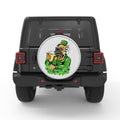 BULLDOG ST PATRICKS DAY BLACK TIRE COVER