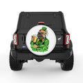 BULLDOG ST PATRICKS DAY WHITE TIRE COVER