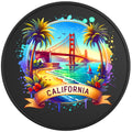 CALIFORNIA BLACK TIRE COVER