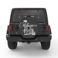 CALIFORNIA COMPILATION BLACK CARBON FIBER TIRE COVER