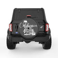 CALIFORNIA COMPILATION BLACK CARBON FIBER TIRE COVER