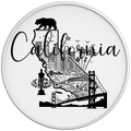 CALIFORNIA COMPILATION WHITE TIRE COVER