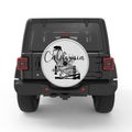 CALIFORNIA COMPILATION SILVER CARBON FIBER TIRE COVER