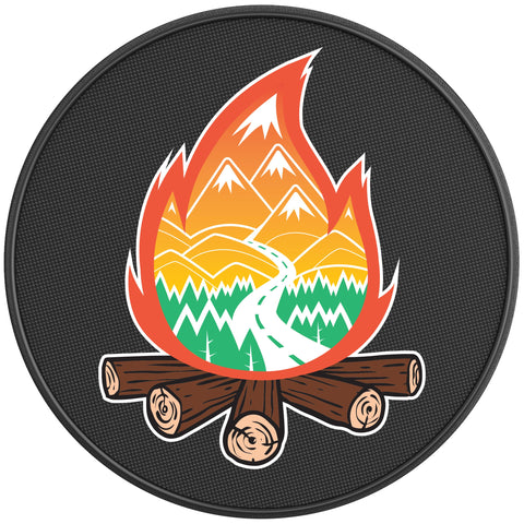 CAMPFIRE BLACK CARBON FIBER TIRE COVER