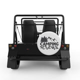 CAMPING CREW WHITE TIRE COVER FOR MOKE