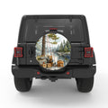 CAMPING FISHING RODS PEARL  WHITE CARBON FIBER TIRE COVER