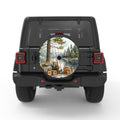 CAMPING FISHING RODS BLACK CARBON FIBER TIRE COVER