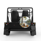 CAMPING FISHING RODS BLACK TIRE COVER FOR MOKE