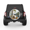 CAMPING FISHING RODS SILVER CARBON FIBER TIRE COVER