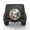CAMPING FISHING RODS BLACK TIRE COVER