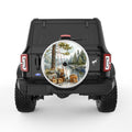 CAMPING FISHING RODS PEARL  WHITE CARBON FIBER TIRE COVER