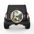 CAMPING FISHING RODS WHITE TIRE COVER