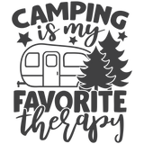 CAMPING IS MY FAVORITE THERAPY