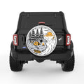 CAMPING LAKE VIEW WHITE TIRE COVER
