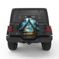 CAMPING LANTERN PEARL  WHITE CARBON FIBER TIRE COVER