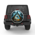 CAMPING LANTERN SILVER CARBON FIBER TIRE COVER