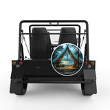 CAMPING LANTERN WHITE TIRE COVER FOR MOKE