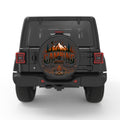 CAMPING MODE BLACK CARBON FIBER TIRE COVER
