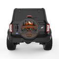 CAMPING MODE BLACK CARBON FIBER TIRE COVER